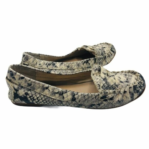 Steve Madden Womens Snake Print Loafers Flats Murphey Slip On Comfort Size 8.5 - Picture 10 of 11